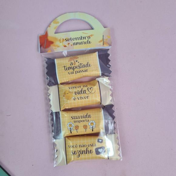 Bala Personalizada com Lapela Setembro Amarelo