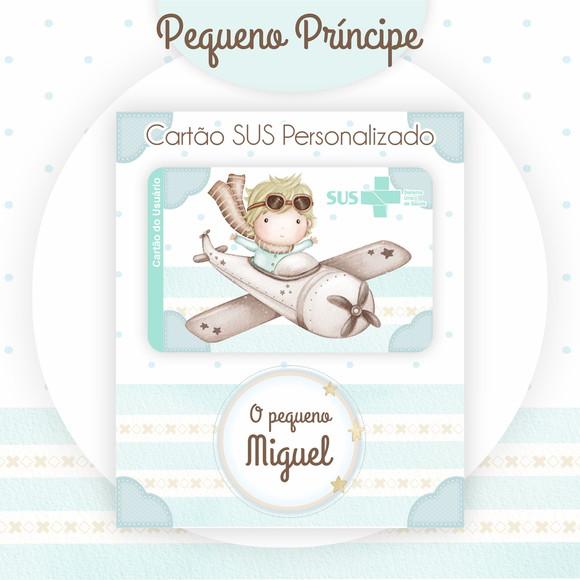 Cartão do Sus Personalizado o Pequeno Príncipe