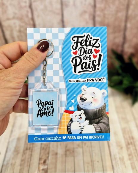 Chaveiro Personalizado Brinde Dia dos Pais