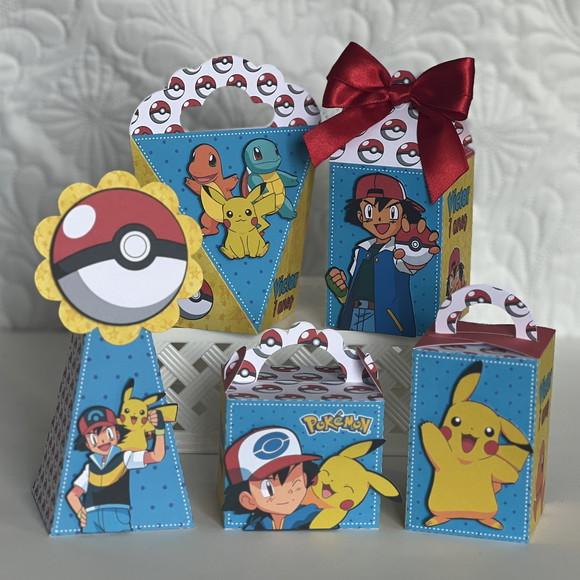 Kit 20 Caixas Pokemon (laços)