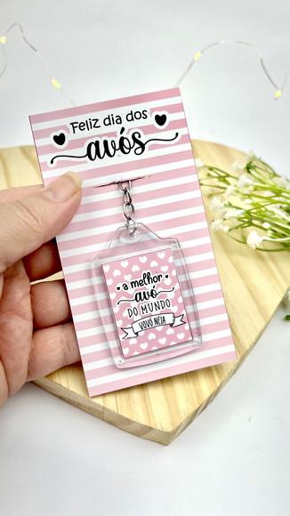 Chaveiro Personalizado Mimo Dia dos Avós
