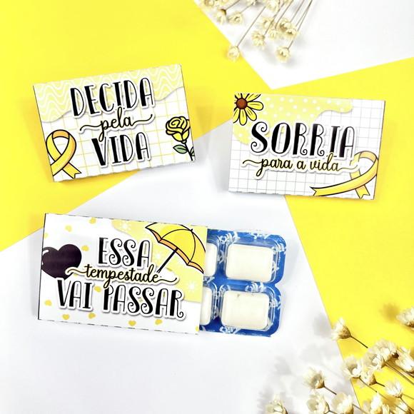 Chiclete Personalizado Setembro Amarelo