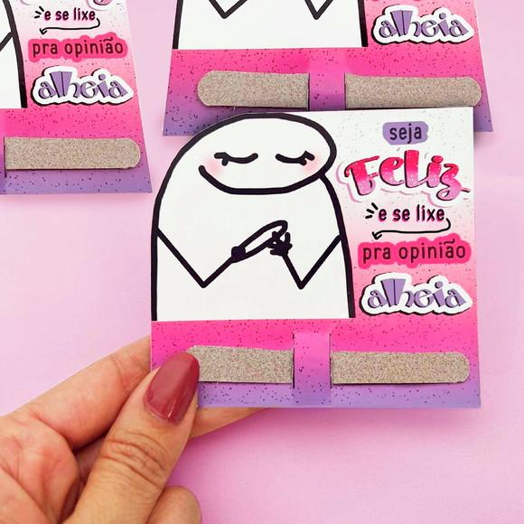 Mini Lixa Brinde Personalizado Dia da Mulher