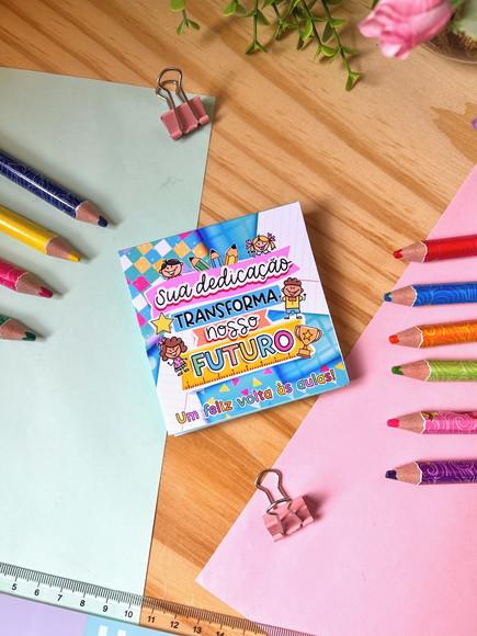 Bloquinho Personalizado Volta às Aulas