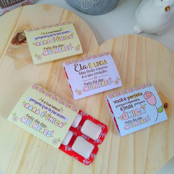 Chicletes Personalizados Dia da Mulher