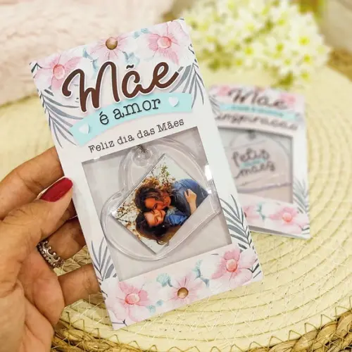 Chaveiro Personalizado Brinde Dia das Mães