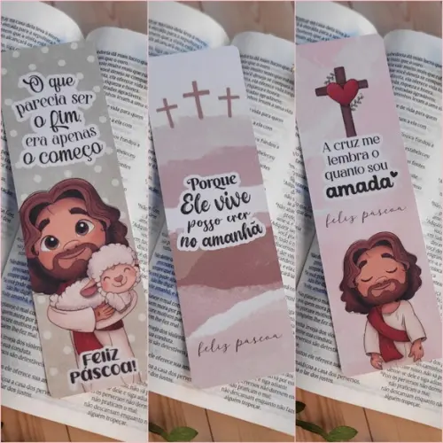 Marcador de Página Personalizado para Páscoa