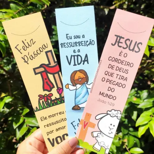 Marcador de Página Personalizado para Páscoa