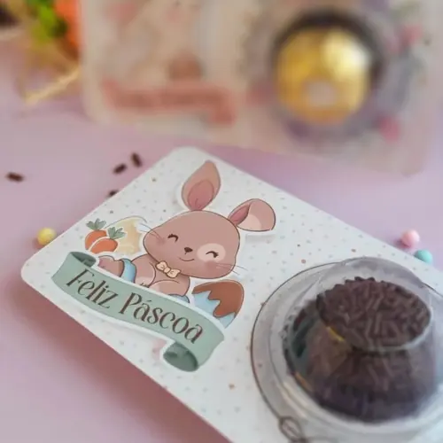Cartão com Blister Mimo Páscoa