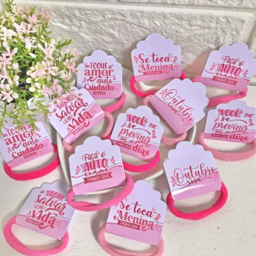 Xuxinhas Personalizadas Outubro Rosa | Pegue e Monte