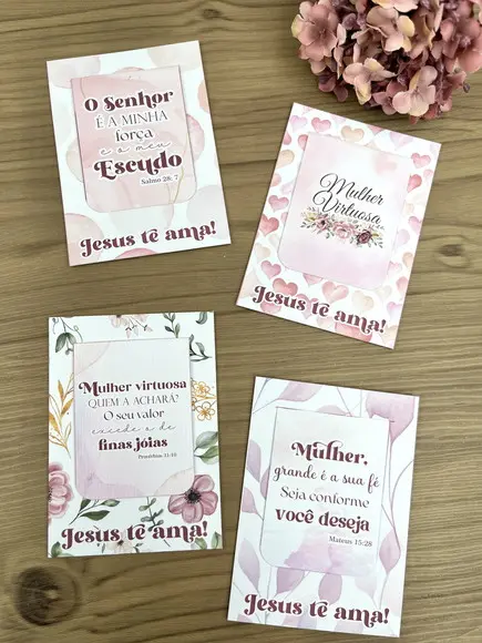 Marcador de Página Magnético Personalizado Dia da Mulher