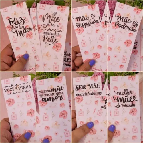 Marcador de Página Personalizado Dia das Mães