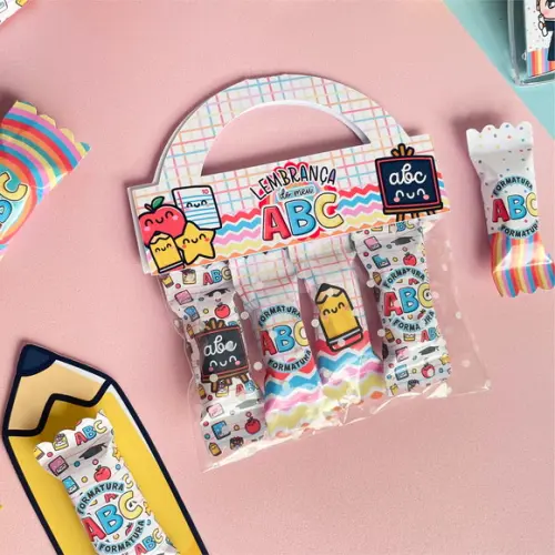 Balas com Lapelas Personalizadas Formatura
