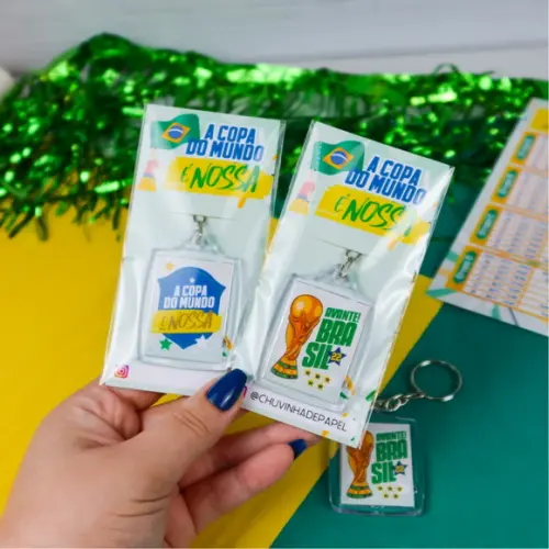 Chaveiro Personalizado Brinde Brasil