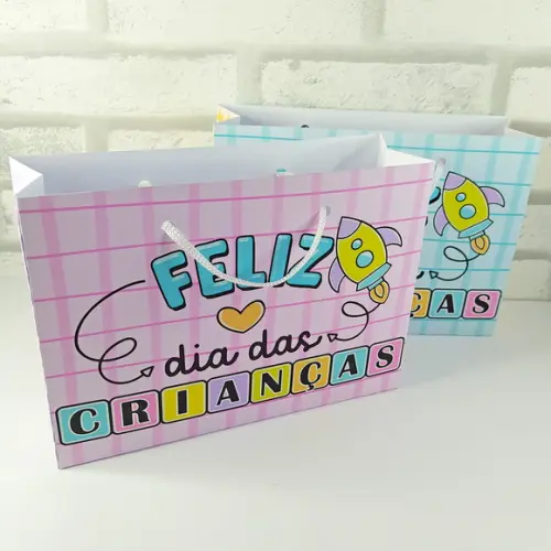 Sacola Personalizada Dia das Crianças