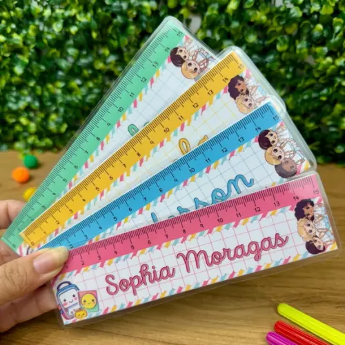 Régua Tabuada Personalizada Volta as Aulas