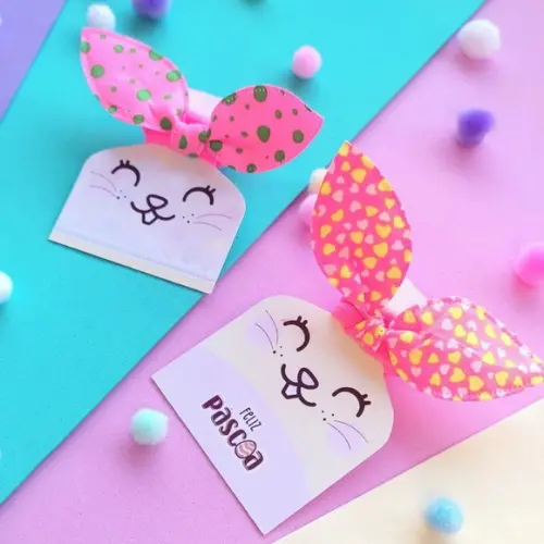 Tag e Xuxinha Personalizada Páscoa