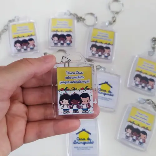 10 Chaveiros Brindes Personalizados Escolar