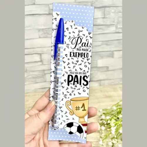 Cartão com Caneta Mimo Dia dos Pais (pegue Monte)