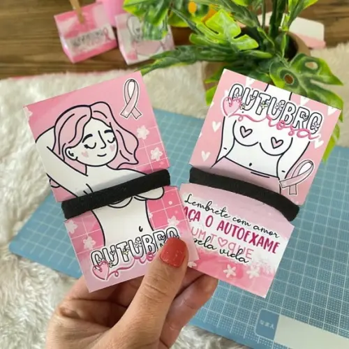 Tag Xuxinha Personalizada Outubro Rosa