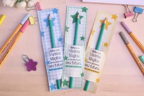 Porta Lápis Personalizado Volta Ás Aulas