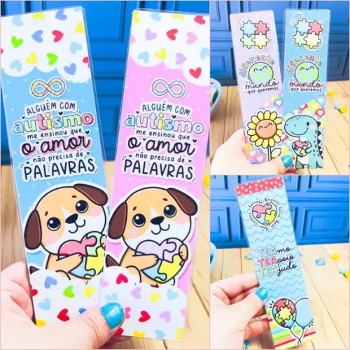 Marcador de Página Personalizado Autismo