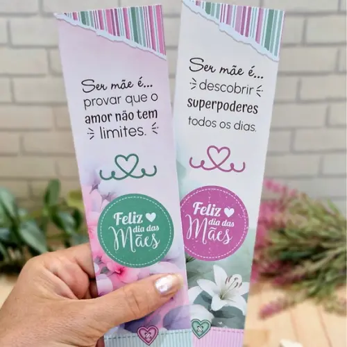 Marcador de Página Personalizado Dia das Mães