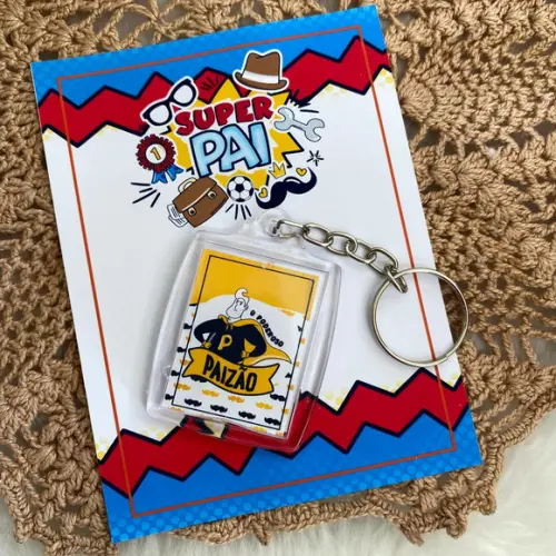 Chaveiro Personalizado Brinde Dia dos Pais