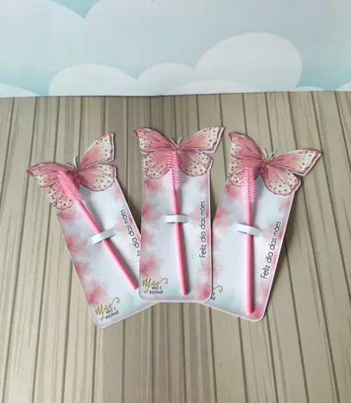 Tag Borboleta com Escovinhas Mimo Personalizado