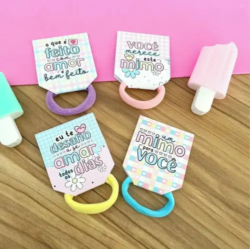 Tag com Presilha Personalizada Mimo Cliente