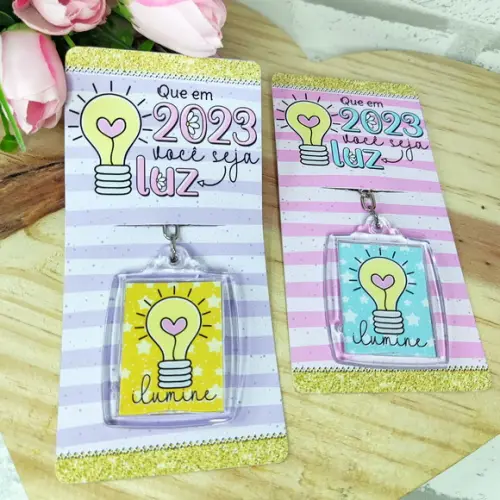 Chaveiro Personalizado Brinde Ano Novo