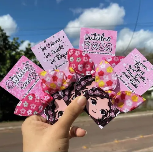 Tag e Xuxinha Mimo Outubro Rosa | Pegue e Monte