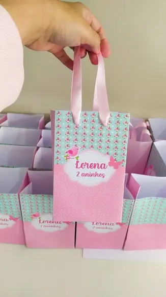 Sacolinha Personalizada Jardim Encantado