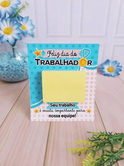 Post It Personalizado Dia do Trabalho