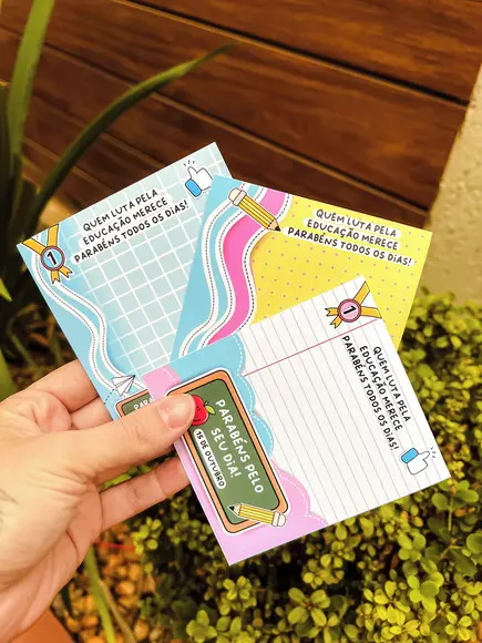 Cartão Agradecimento Dia dos Professores