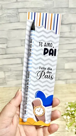 Card Lápis Kit Dia dos Pais