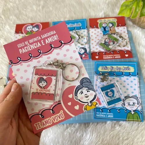 Chaveiro Personalizado Mimo Dia dos Avós