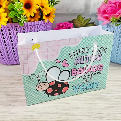 Sacola Personalizada Frases Motivacionais