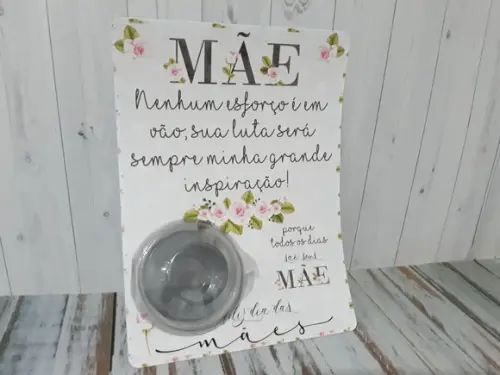 Cartão com Blister Dia das Mães