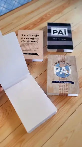 Bloquinho Personalizado Dia das Pais