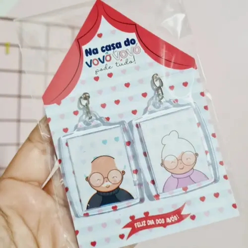 Chaveiro Personalizado Brinde Dia dos Avós
