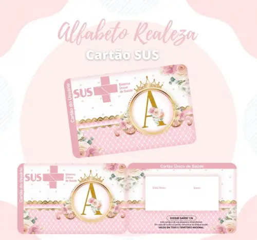 Cartão do Sus Personalizado
