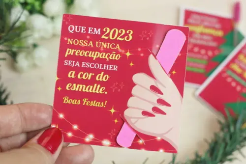Porta Mini Lixa Natal