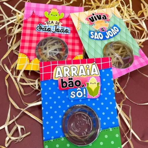 Cartão com Blister Festa Junina (sem Bombom)