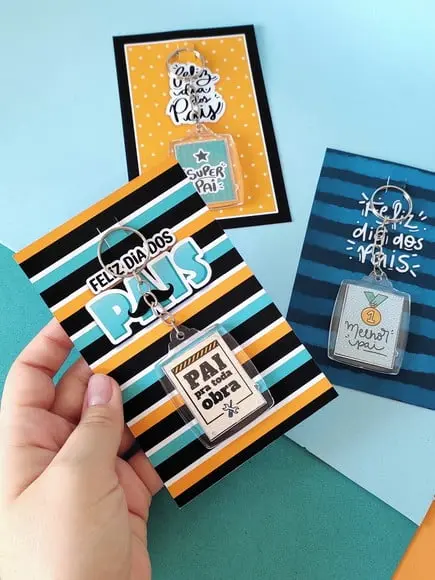Chaveiro Personalizado Brinde Dia dos Pais