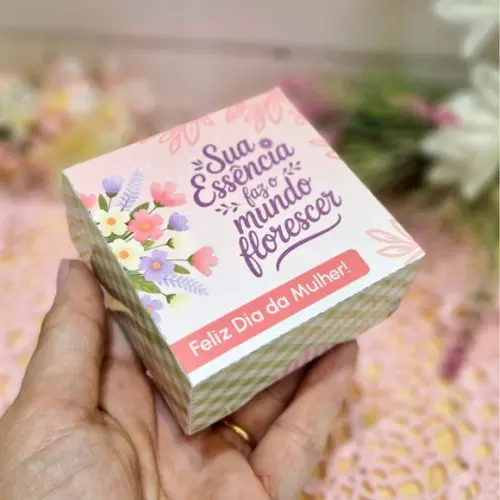 20 Caixas Personalizadas Dia da Mulher | Pegue e Monte