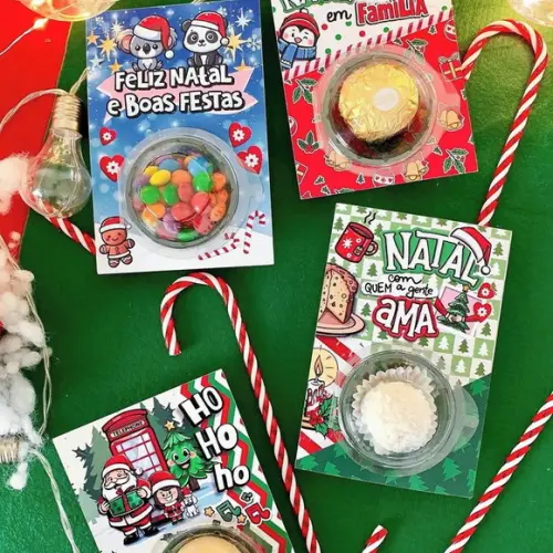 350 Cartões com Blister Natal