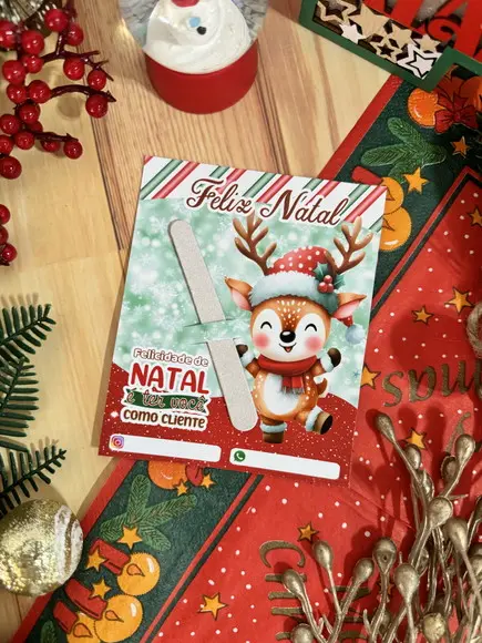 Porta Mini Lixa Natal