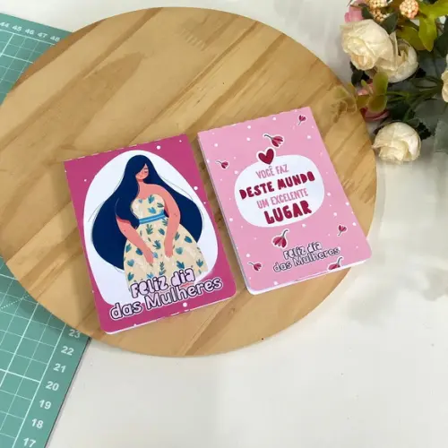 Bloquinho Personalizado Dia da Mulher 10x7
