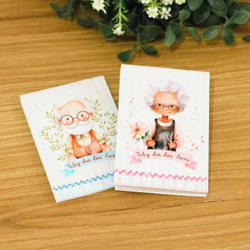 Bloquinho Personalizado Dia dos Avós 10x7 cm